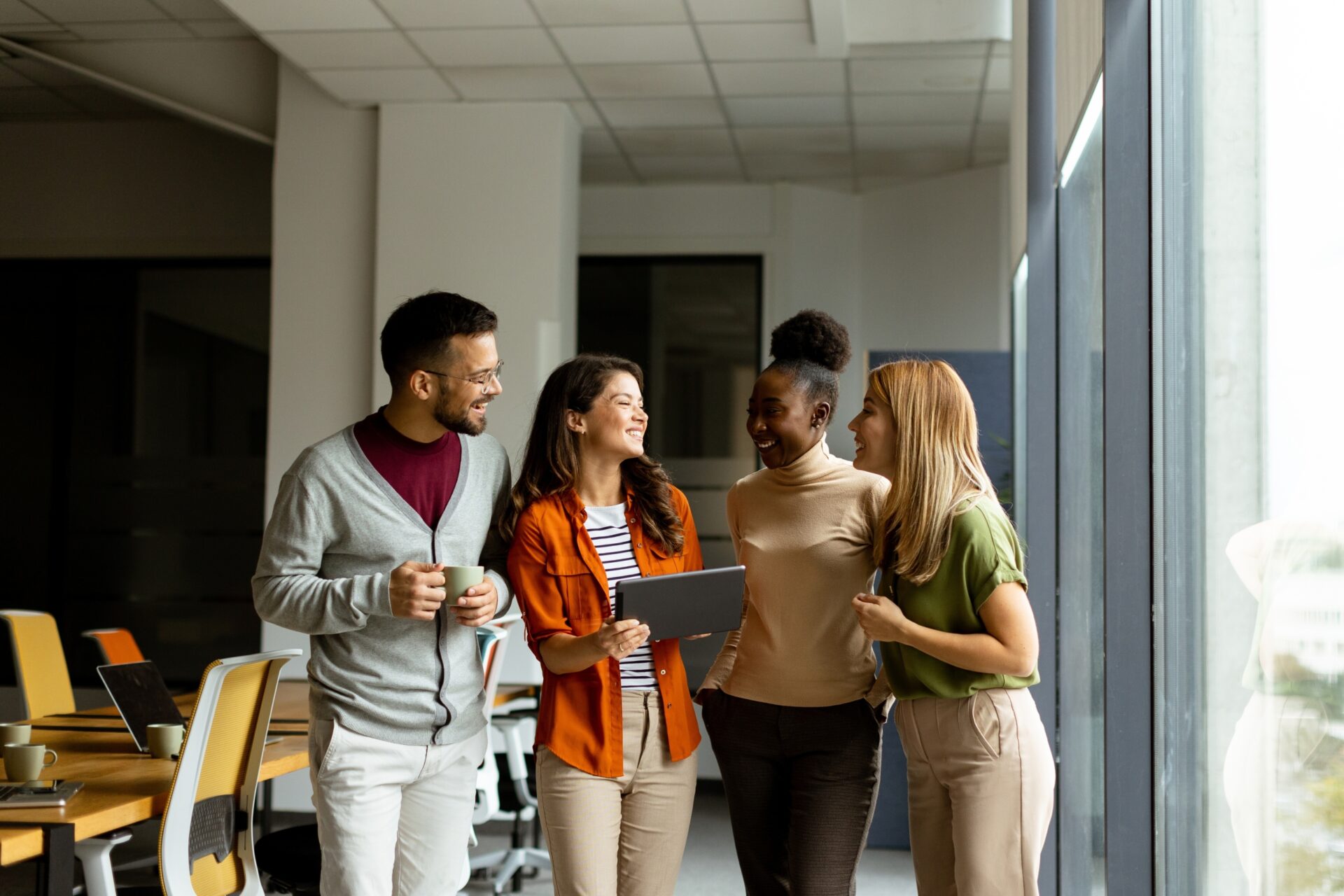 Young,Multiethnic,Startup,Team,Working,At,The,Modern,Office