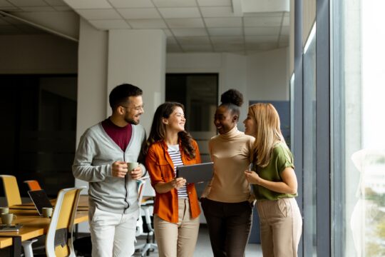 Young,Multiethnic,Startup,Team,Working,At,The,Modern,Office