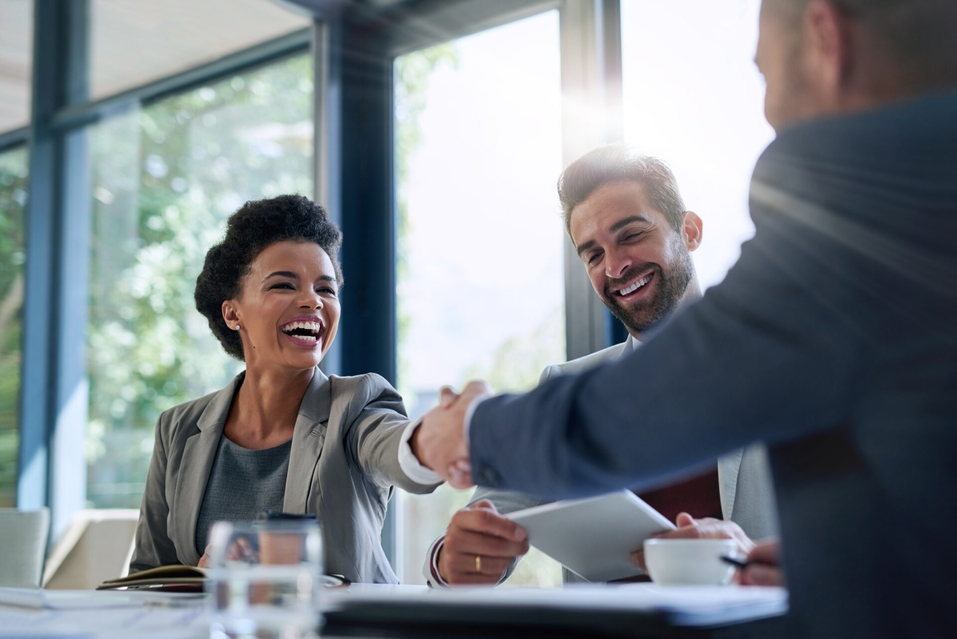Meeting,,Partnership,And,Business,People,Shaking,Hands,In,The,Office